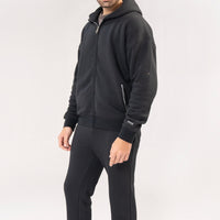 Men Hoodies Co-ord set (Black)