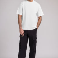 Men Box Fit T-shirt, White 2025