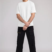 Men Box Fit T-shirt, White 2025