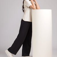 Women Regular Fit T-shirt, Ivory 2025