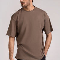 Men Box Fit T-shirt, Polar Brown 2025