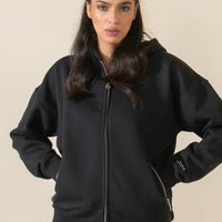 Basic Women Hoodie - Black
