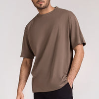 Men Box Fit T-shirt, Polar Brown 2025