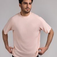 Men Box Fit T-shirt, Blush pink 2025