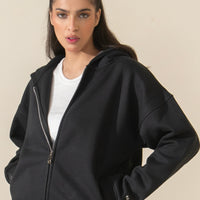 Basic Women Hoodie - Black