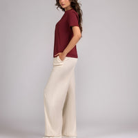 Women Regular Fit T-shirt, Maroon 2025