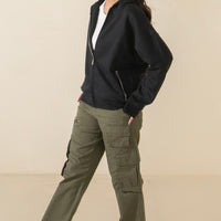 Cargo Pants For Women - Army Green
