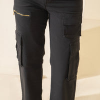 Cargo Pants For Women - Coal Black