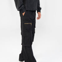 Cargo Pants For Men - Coal Black