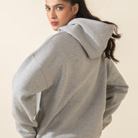 Basic Women Hoodie - Grey