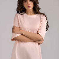 Women Box Fit T-shirt, Blush pink 2025