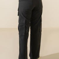 Cargo Pants For Women - Coal Black