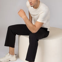 Men Regular Fit T-shirt, Ivory 2025