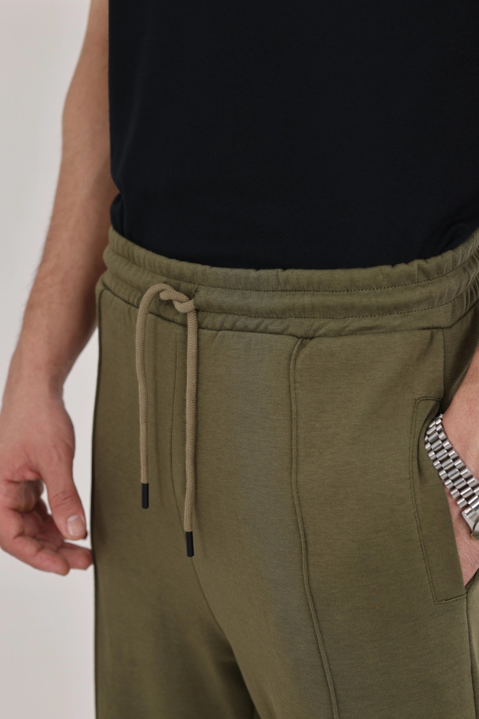 Summer - Classic Relaxed Fit Straight Trouser - Dusty Sage