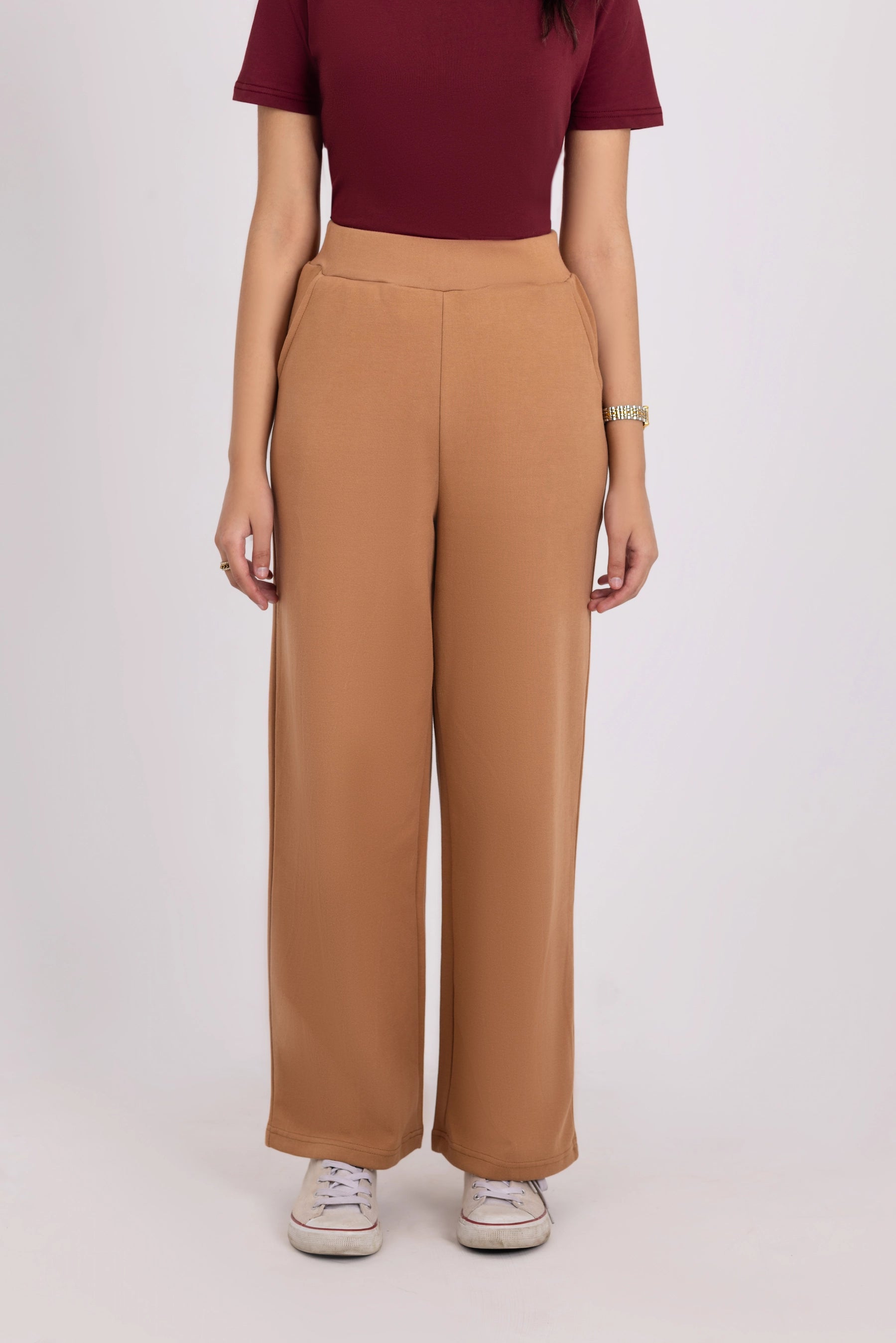 Summer - Classic Relaxed Fit Straight Trouser - Desert Sand