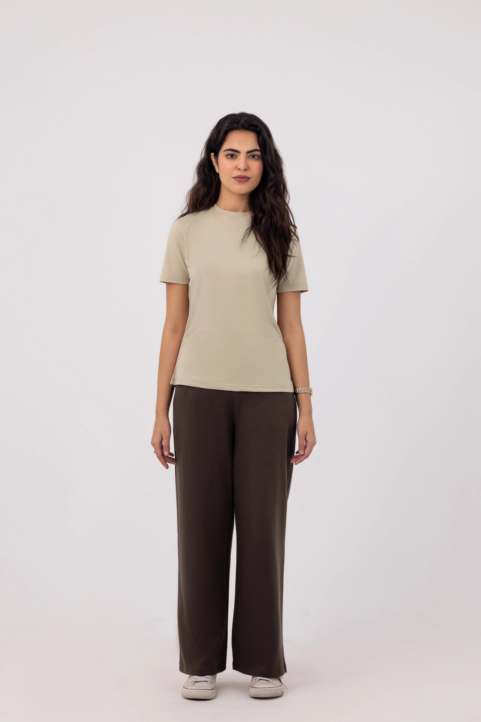 Summer - Classic Relaxed Fit Straight Trouser - Mocha Brown