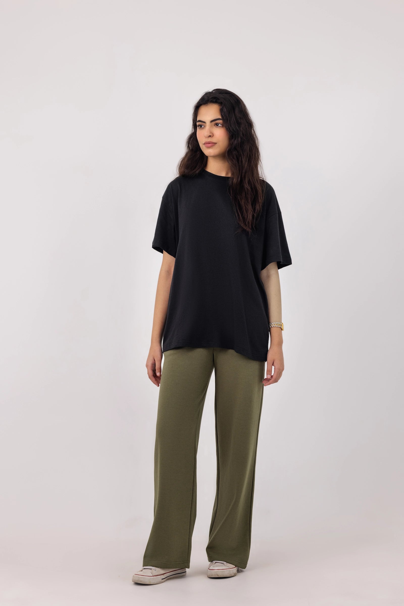 Summer - Classic Relaxed Fit Straight Trouser - Dusty Sage