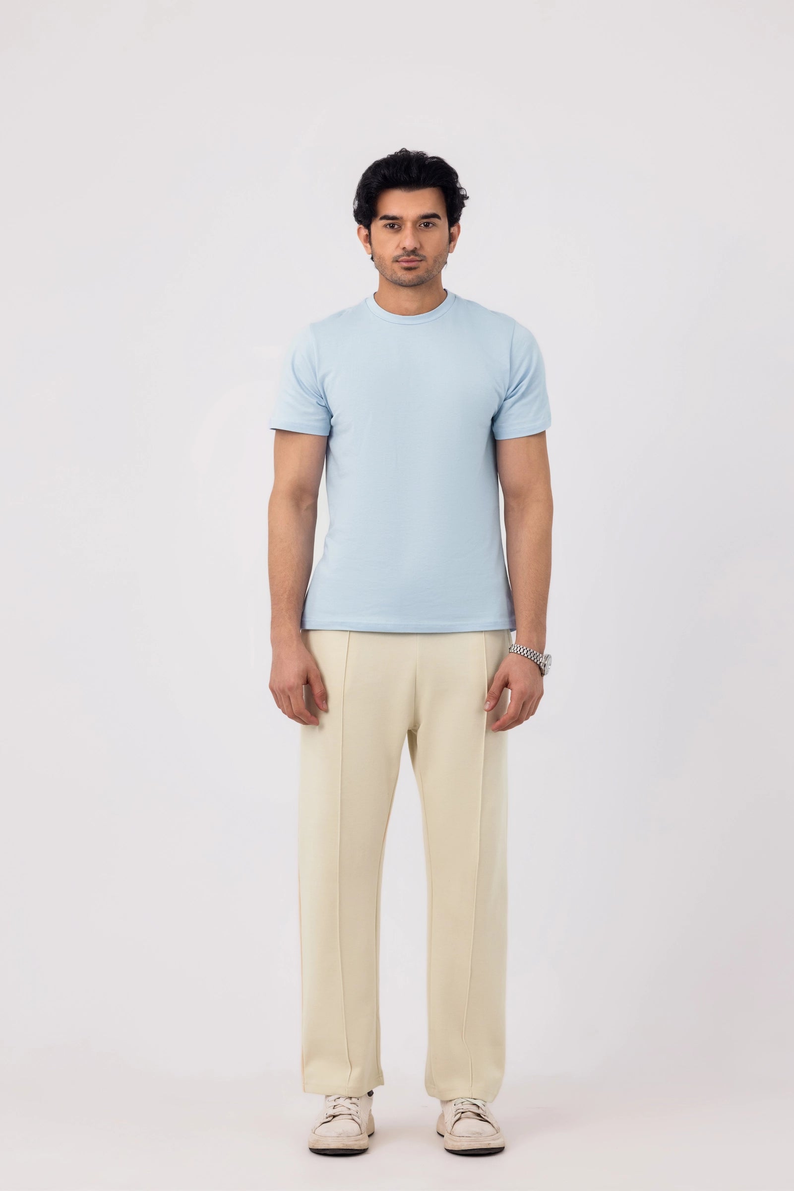 Summer - Classic Relaxed Fit Straight Trouser - Ivory