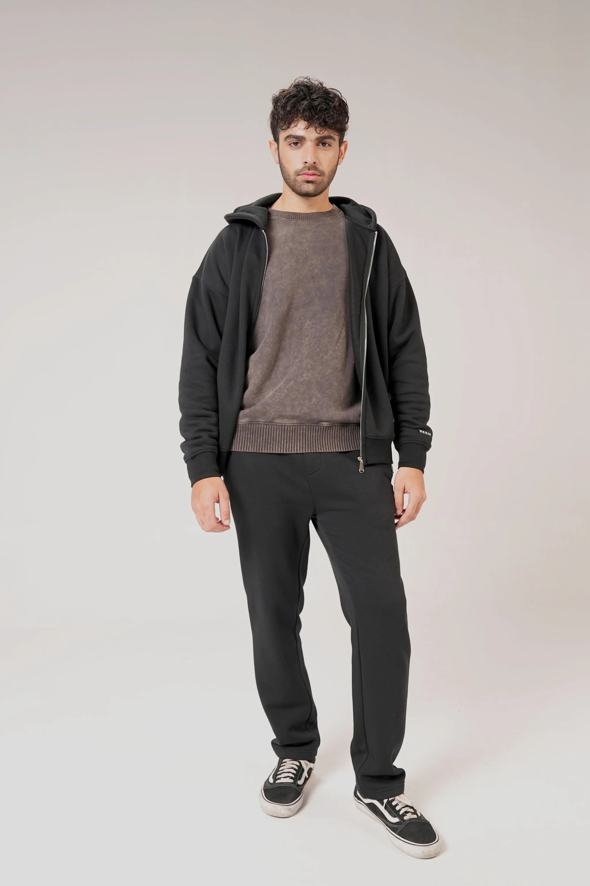 Men Hoodies Co-ord set (Black)