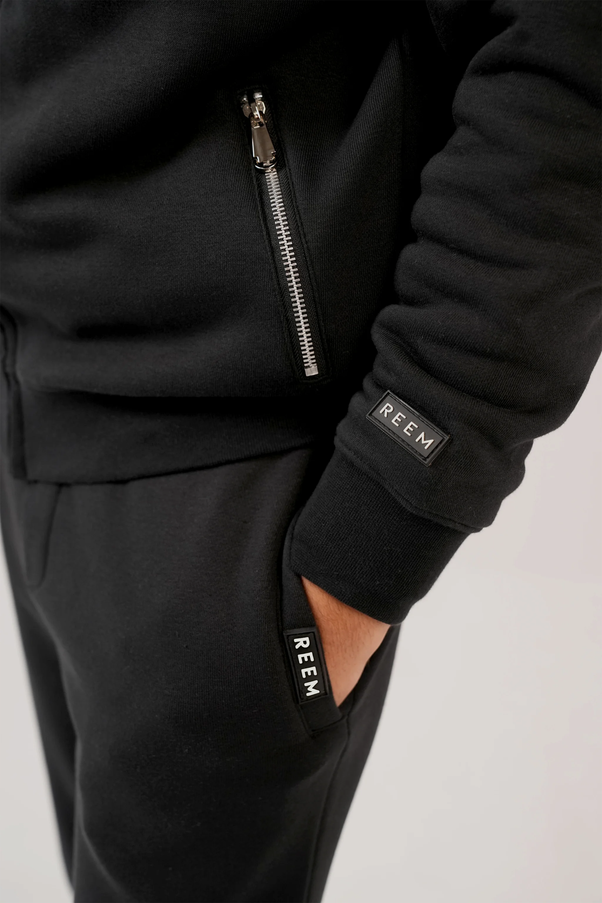 Men Hoodies Co-ord set (Black)