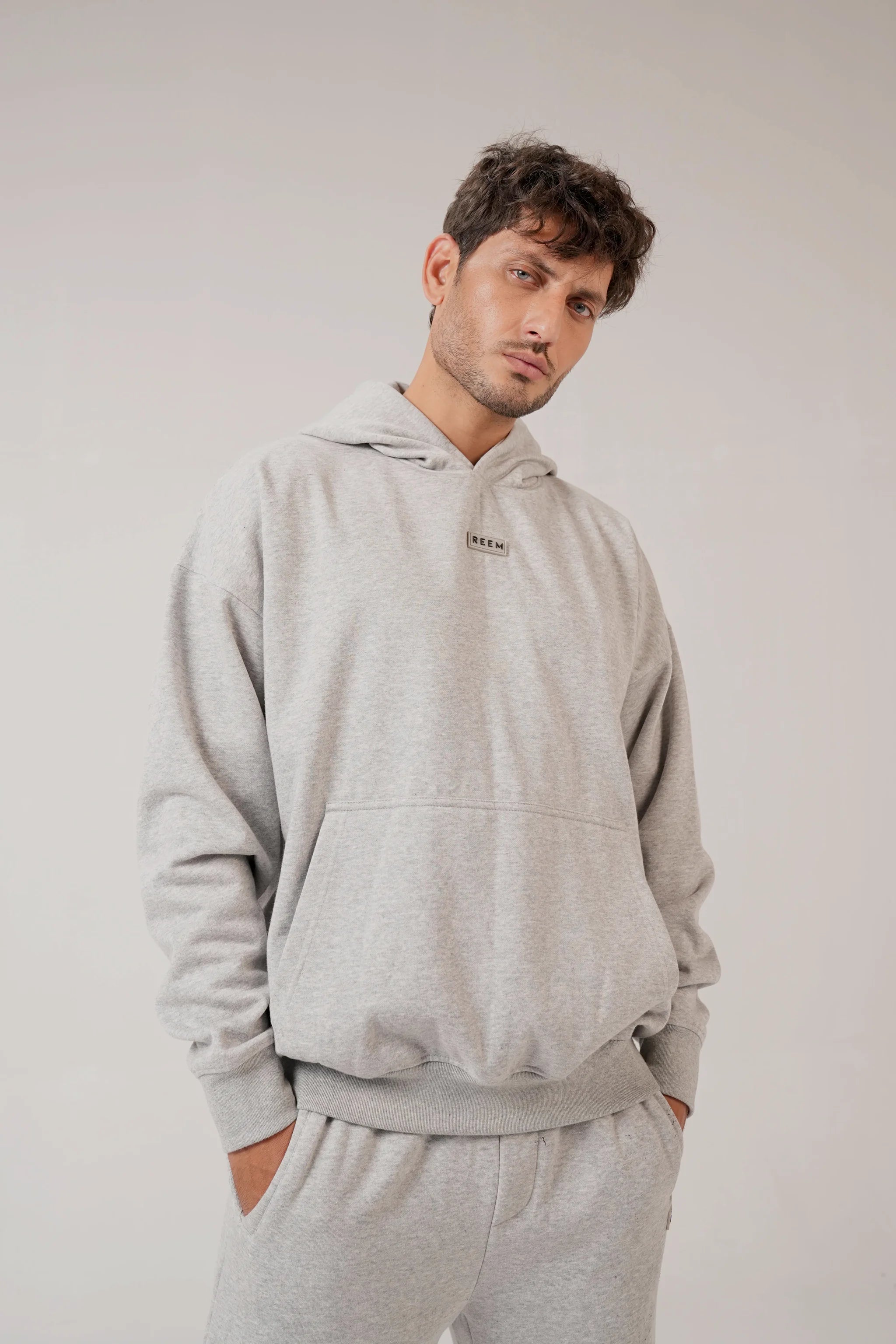 Men Hoodies Co-ord set (Grey)