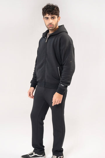Men Hoodies Co-ord set (Black)