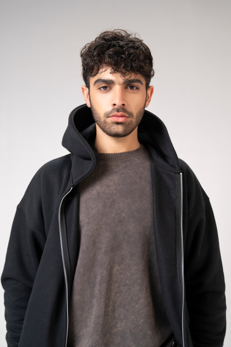 Basic Unisex Hoodie - Black