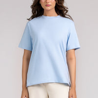 Women Regular Fit T-shirt, Ice Blue 2025