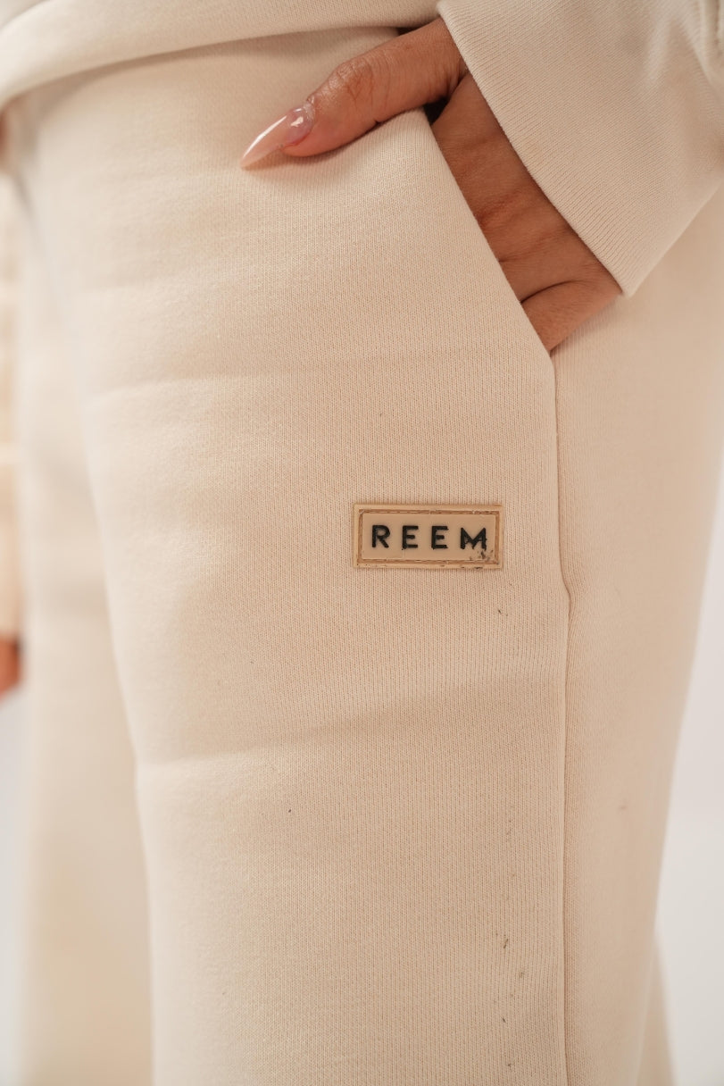Straight Trouser For Women - Cream Beige