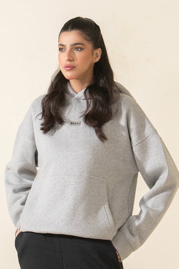 Basic Women Hoodie - Grey