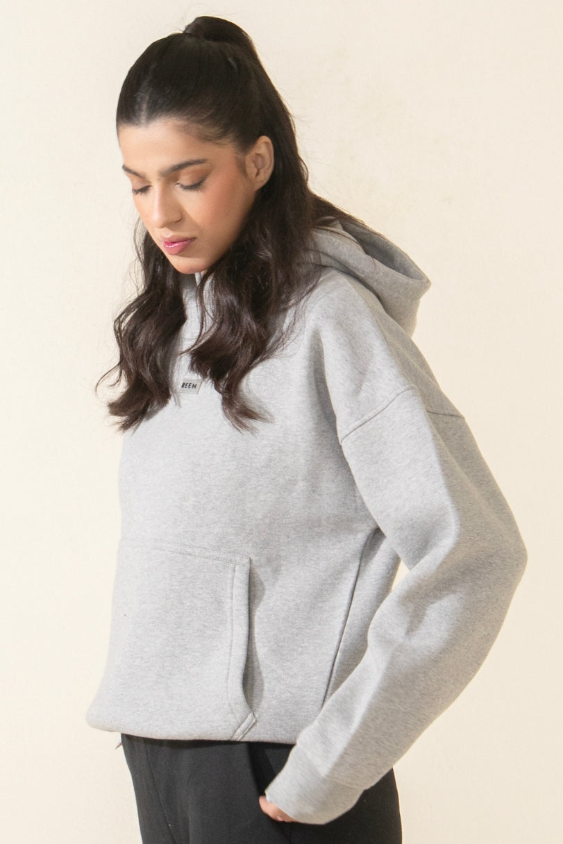 Basic Women Hoodie - Grey