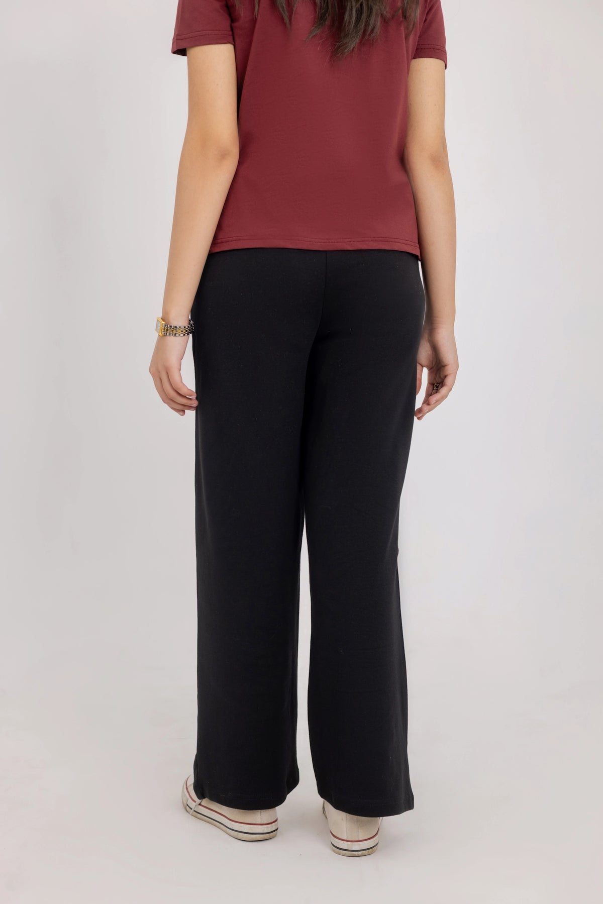 Summer - Classic Relaxed Fit Straight Trouser - Black