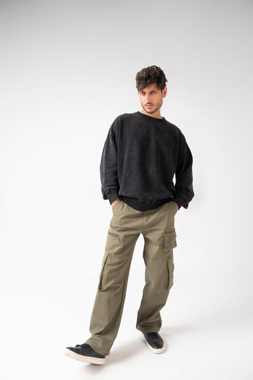 Cargo Pants For Men - Army Green
