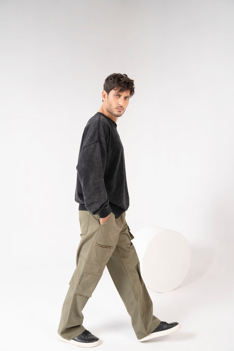 Cargo Pants For Men - Army Green