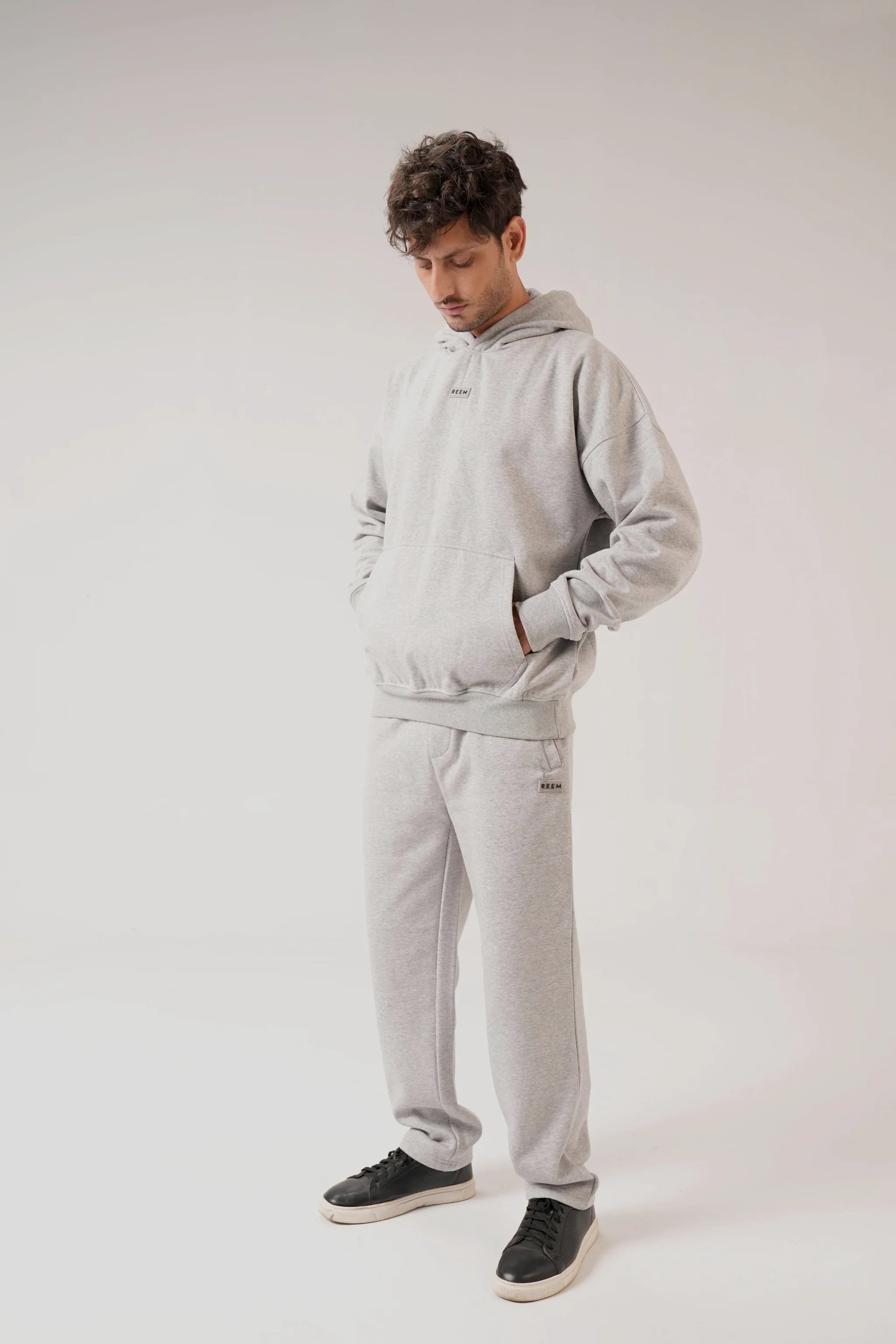Men Hoodies Co-ord set (Grey)