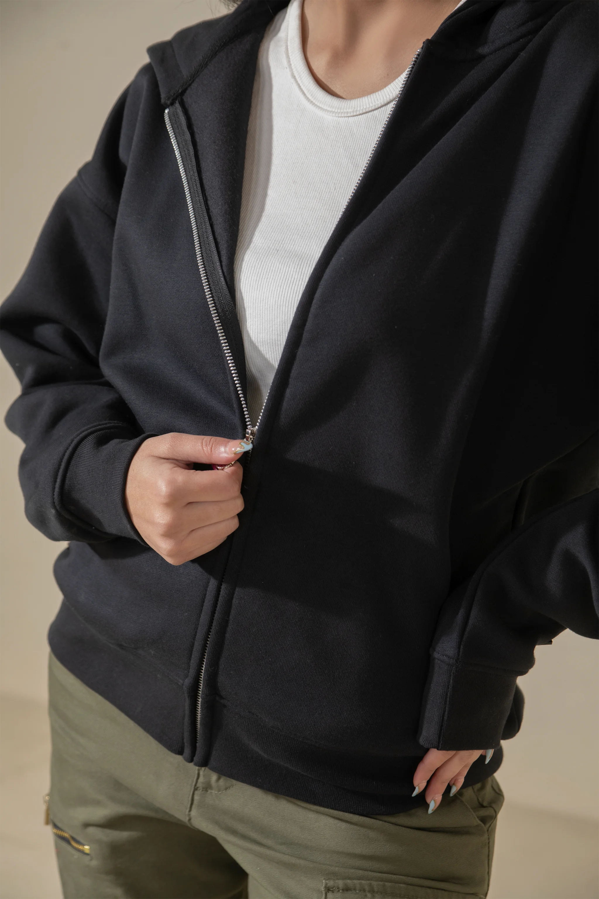 Core Women Hoodie - Black