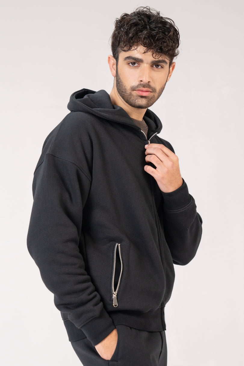 Basic Unisex Hoodie - Black