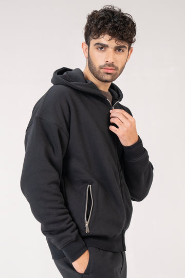 Basic Unisex Hoodie - Black